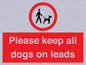 PV7553: Please keep all dogs on leads