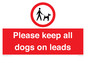 PV7553: Please keep all dogs on leads