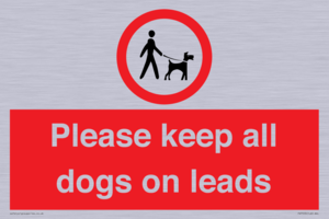 PV7553: Please keep all dogs on leads