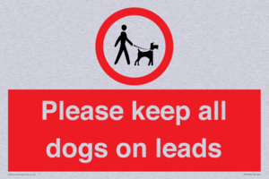 PV7553: Please keep all dogs on leads