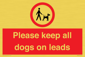 PV7553: Please keep all dogs on leads