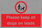 PV7553: Please keep all dogs on leads