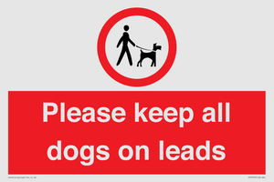 PV7553: Please keep all dogs on leads