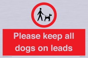 PV7553: Please keep all dogs on leads