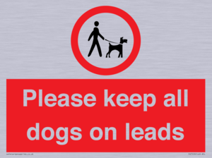 PV7553: Please keep all dogs on leads