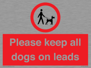 PV7553: Please keep all dogs on leads