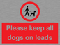 PV7553: Please keep all dogs on leads