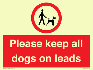 PV7553: Please keep all dogs on leads