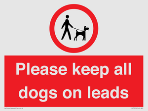 PV7553: Please keep all dogs on leads