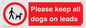 PV7553: Please keep all dogs on leads