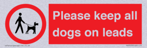 PV7553: Please keep all dogs on leads