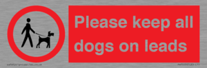 PV7553: Please keep all dogs on leads