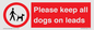 PV7553: Please keep all dogs on leads