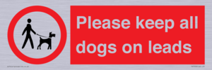 PV7553: Please keep all dogs on leads