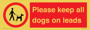 PV7553: Please keep all dogs on leads