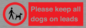 PV7553: Please keep all dogs on leads