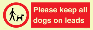 PV7553: Please keep all dogs on leads
