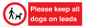 PV7553: Please keep all dogs on leads