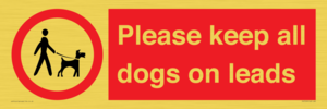 PV7553: Please keep all dogs on leads