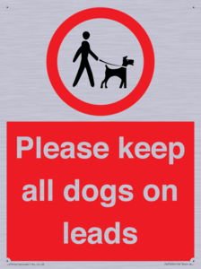 PV7553: Please keep all dogs on leads