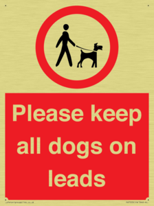 PV7553: Please keep all dogs on leads
