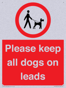 PV7553: Please keep all dogs on leads