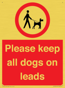 PV7553: Please keep all dogs on leads