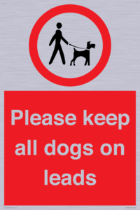 PV7553: Please keep all dogs on leads