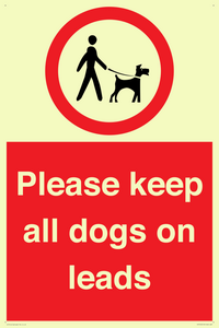 PV7553: Please keep all dogs on leads