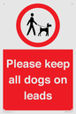 PV7553: Please keep all dogs on leads