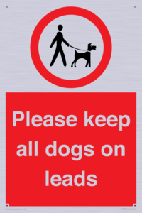 PV7553: Please keep all dogs on leads