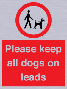 PV7553: Please keep all dogs on leads