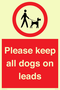 PV7553: Please keep all dogs on leads
