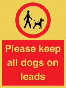 PV7553: Please keep all dogs on leads