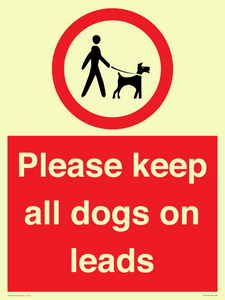 PV7553: Please keep all dogs on leads