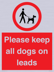 PV7553: Please keep all dogs on leads
