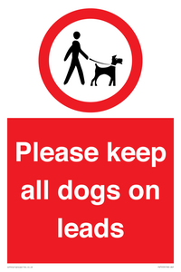 PV7553: Please keep all dogs on leads