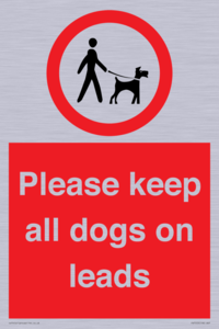 PV7553: Please keep all dogs on leads
