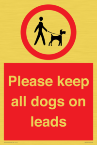 PV7553: Please keep all dogs on leads