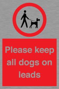 PV7553: Please keep all dogs on leads