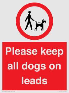 PV7553: Please keep all dogs on leads