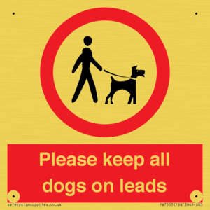 PV7553: Please keep all dogs on leads