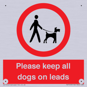 PV7553: Please keep all dogs on leads