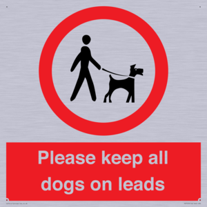 PV7553: Please keep all dogs on leads