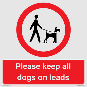 PV7553: Please keep all dogs on leads