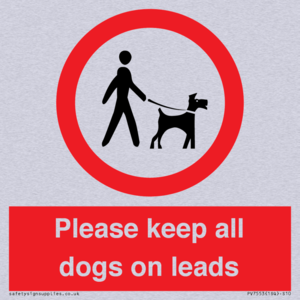 PV7553: Please keep all dogs on leads