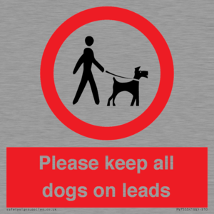PV7553: Please keep all dogs on leads