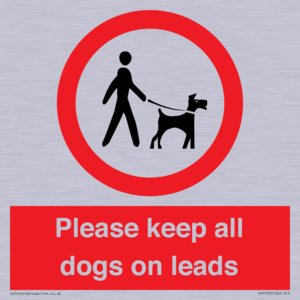 PV7553: Please keep all dogs on leads