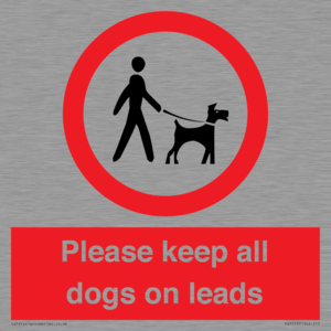 PV7553: Please keep all dogs on leads