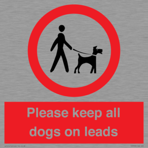 PV7553: Please keep all dogs on leads